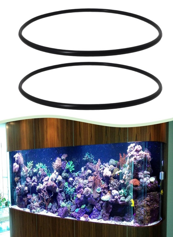 Briny River 5PCS Aquarium Cartridge Filter Rubber Seal OE 14130 / PR1413 Compatible with Marineland Magnum 200 220 330 350 Canister Filter Outer Diameter 150mm Black - Image 3